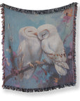 Lovebirds Woven Blanke