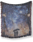 Rainy Day Romance Woven Blanket