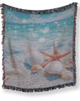 Sunlit Shores Woven Blanket