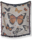 Fluttering Beauty Woven Blanket