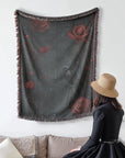 Radiant Bloom Woven Blanket