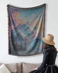 Rainbow Peaks Woven Blanket