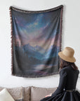 Vibrant Nightfall Woven Blanket