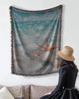 Sunlit Shores Woven Blanket