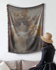 Feline Friends Woven Blanket