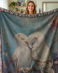 Lovebirds Woven Blanke