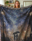 Rainy Day Romance Woven Blanket