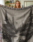 Timeless Scenery Woven Blanket