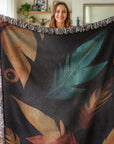 Autumn Embrace Woven Blanket