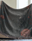 Radiant Bloom Woven Blanket