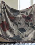 Vibrant Flutter Woven Blanket