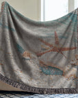 Sunlit Shores Woven Blanket