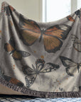 Fluttering Beauty Woven Blanket