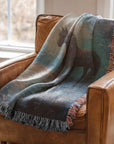 Shadowed Grace Woven Blanket