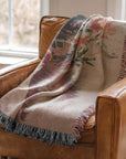 Cosmic Bloom Woven Blanket - Mood Altitude