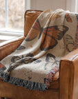 Fluttering Beauty Woven Blanket