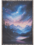 Vibrant Nightfall Woven Blanket