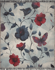 Vibrant Flutter Woven Blanket