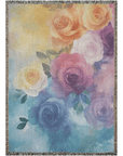 Vivid Blooms Woven Blanket