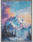 Rainbow Peaks Woven Blanket