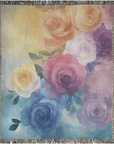 Vivid Blooms Woven Blanket