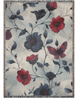 Vibrant Flutter Woven Blanket