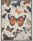 Fluttering Beauty Woven Blanket