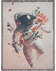 Cosmic Bloom Woven Blanket - Mood Altitude