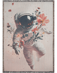 Cosmic Bloom Woven Blanket - Mood Altitude
