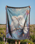 Lovebirds Woven Blanke