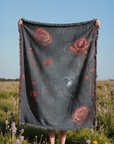 Radiant Bloom Woven Blanket