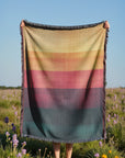 Colorful Harmony Woven Blanket