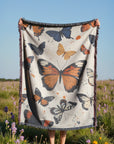 Fluttering Beauty Woven Blanket