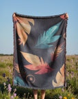Autumn Embrace Woven Blanket