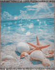 Sunlit Shores Woven Blanket