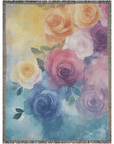 Vivid Blooms Woven Blanket