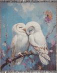 Lovebirds Woven Blanke