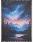 Vibrant Nightfall Woven Blanket