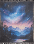 Vibrant Nightfall Woven Blanket