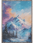Rainbow Peaks Woven Blanket